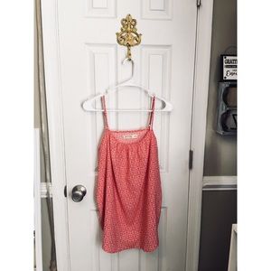 Red Patterned sleeveless